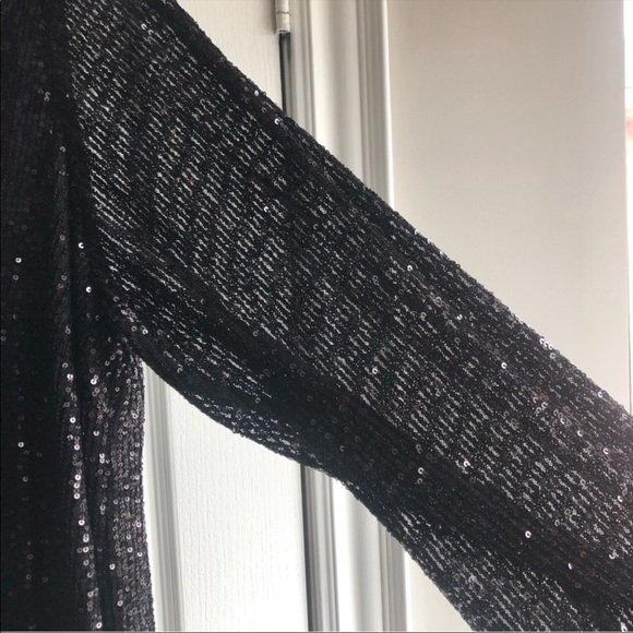 H&M Sequin Midi Dress L New - Picture 6 of 8